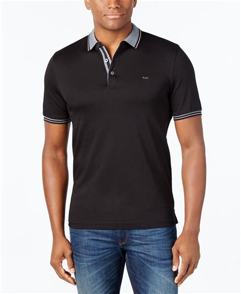 polo michael kors hombre|michael kors men's tops.